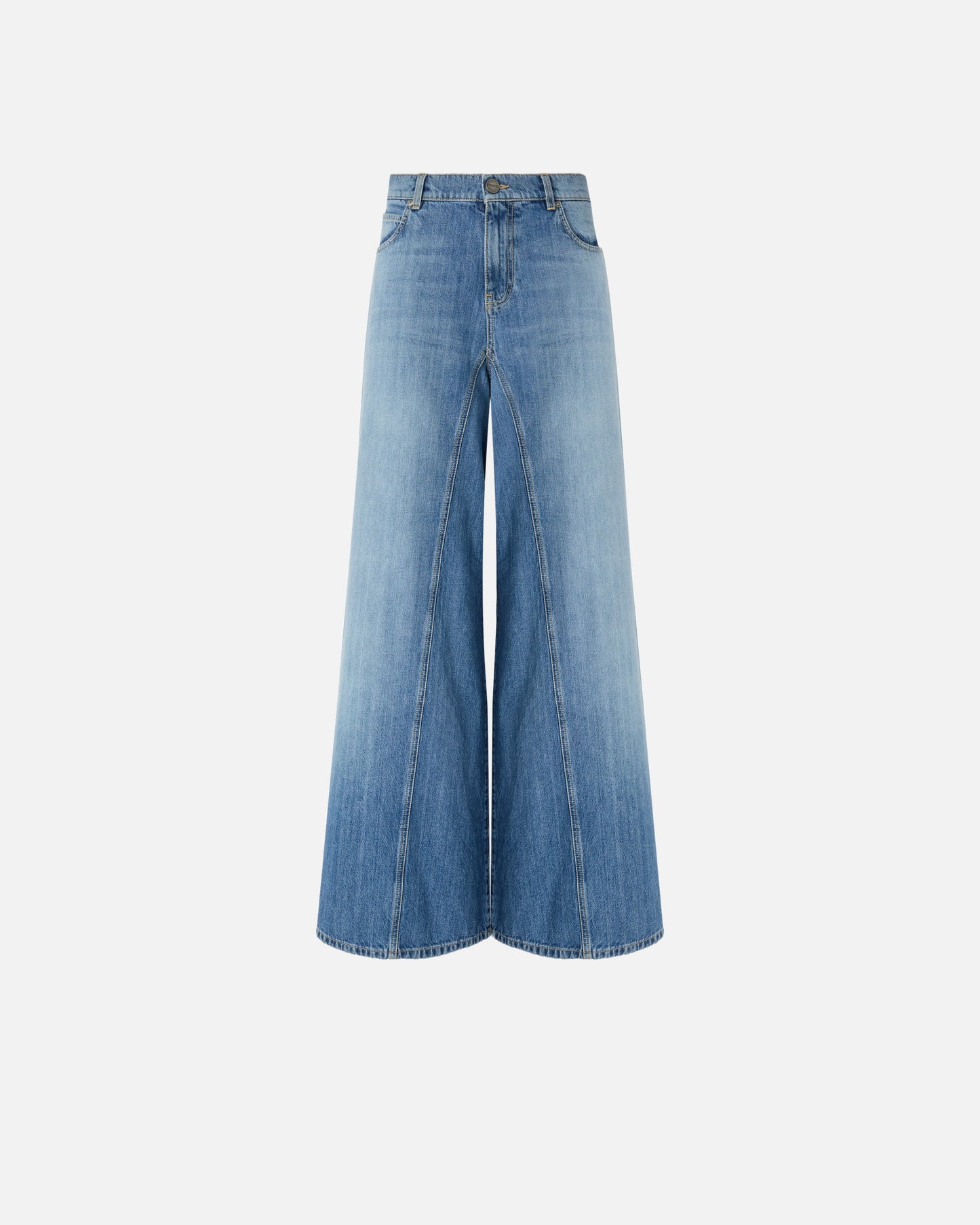 Flared jeans with super wide leg