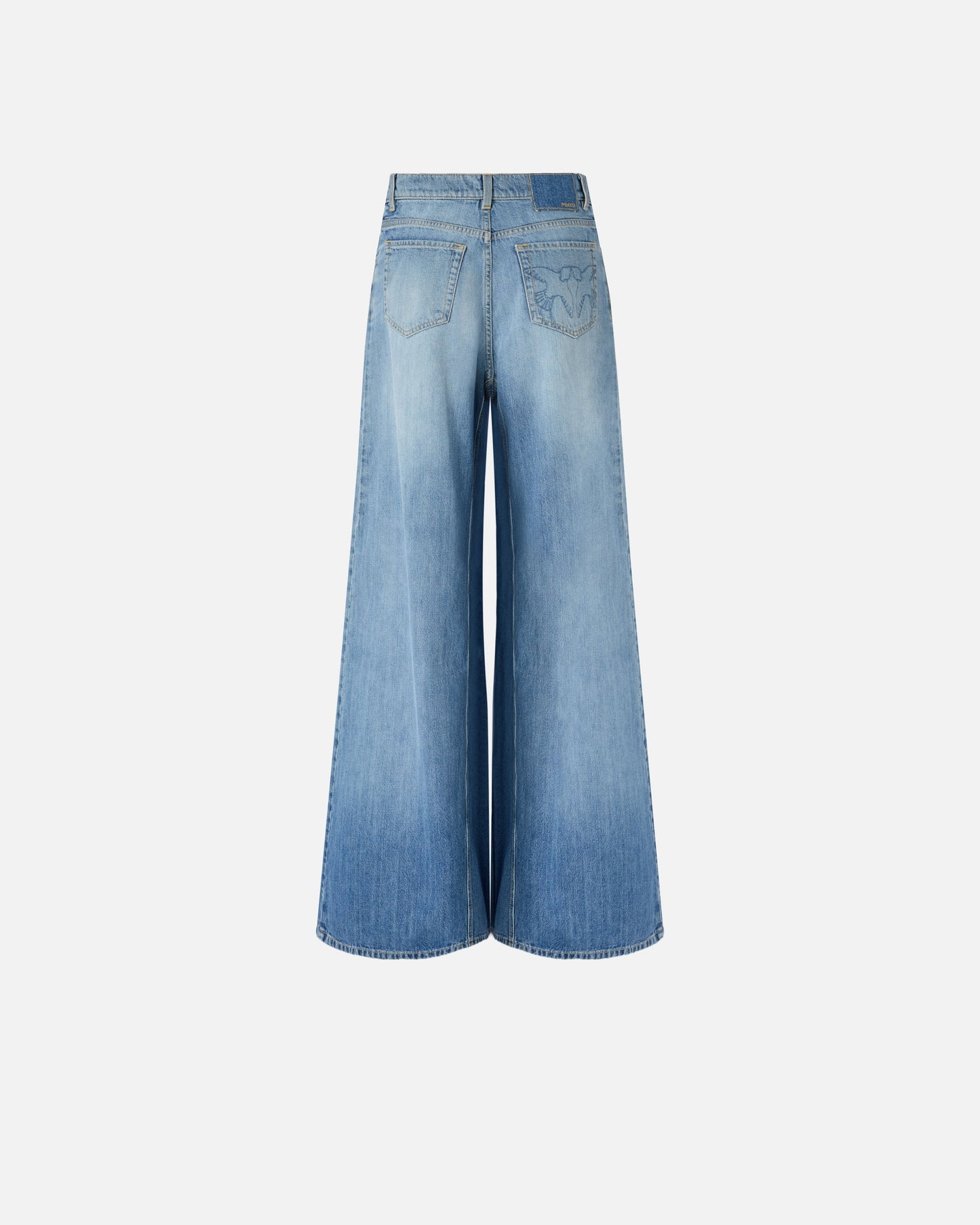 Flared jeans with super wide leg