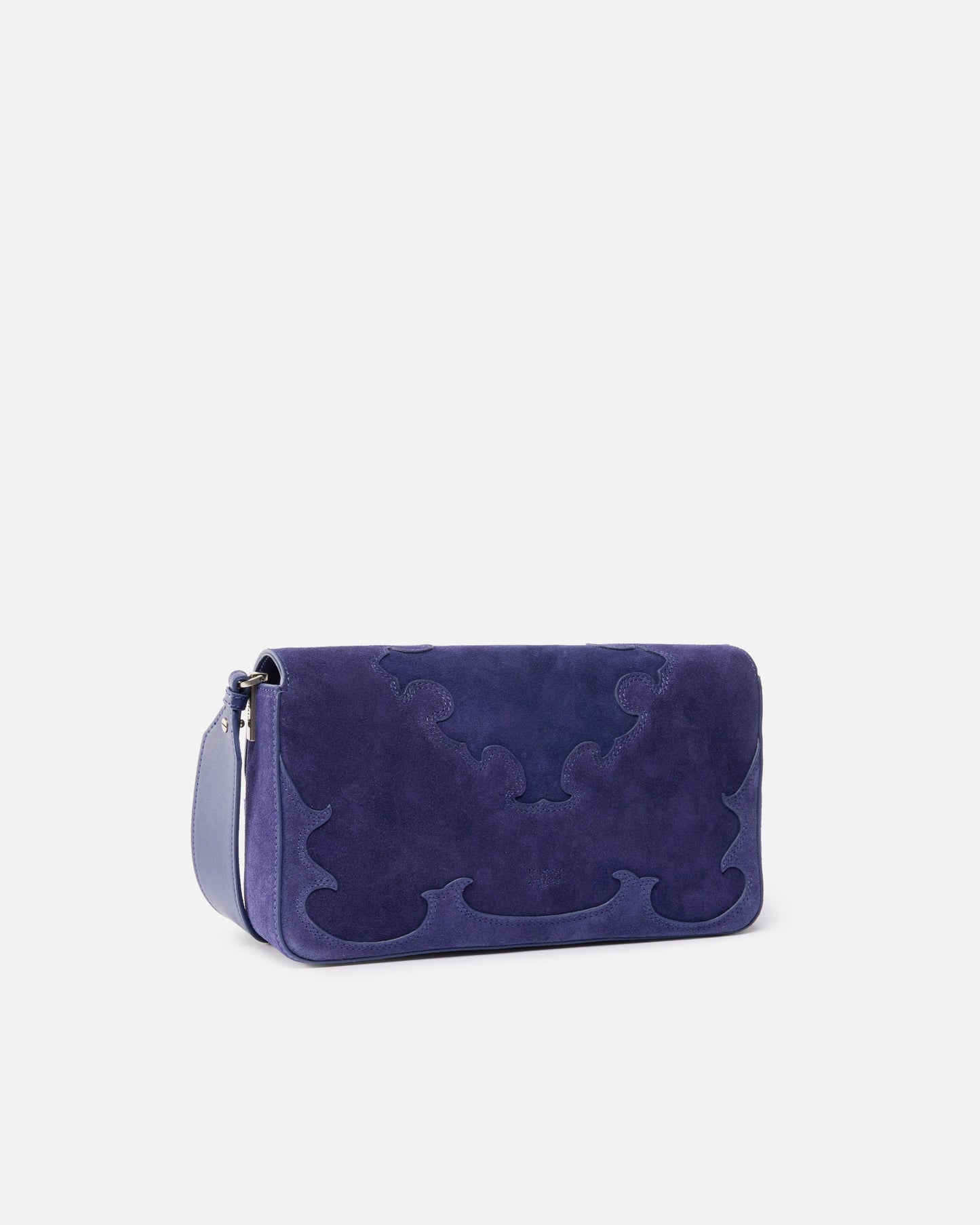 Love Bag One Slouchy medium shoulder bag in suede with inlays