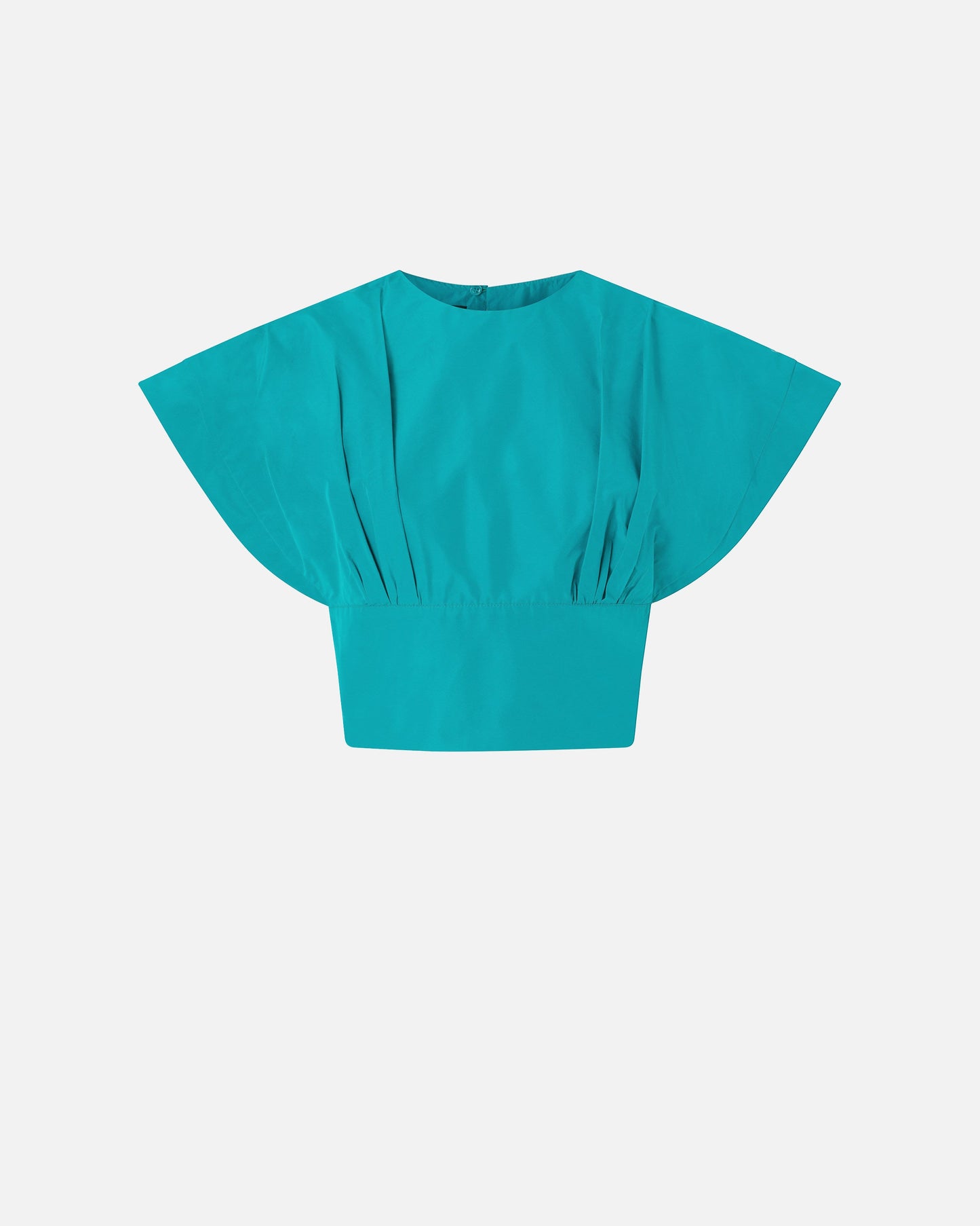 Crop top with wide sleeves