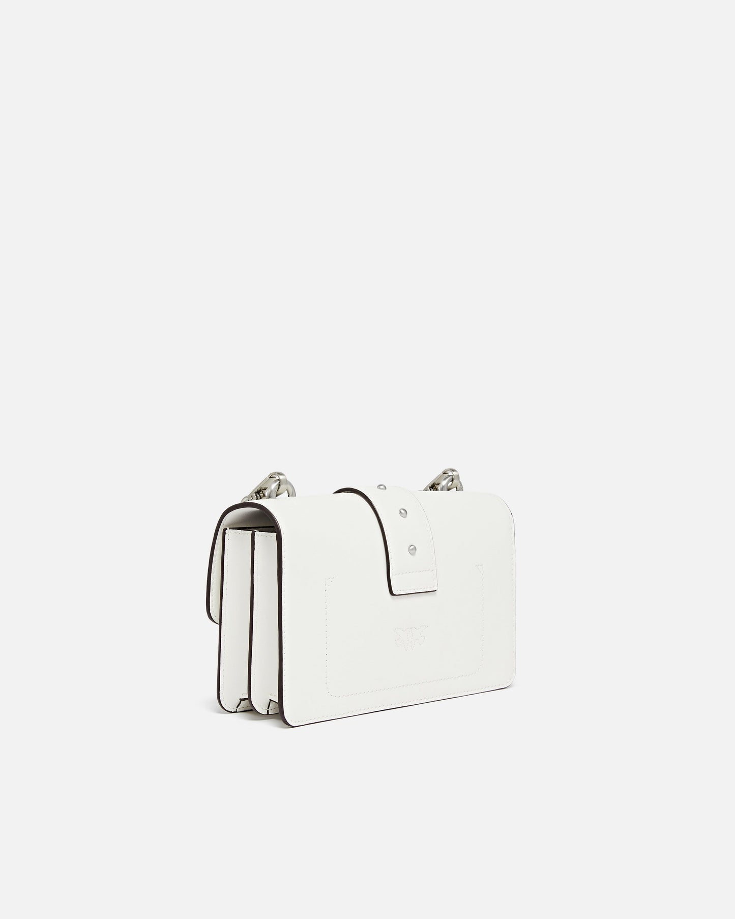 Mini Love Bag One shoulder bag in leather with turquoise buckle