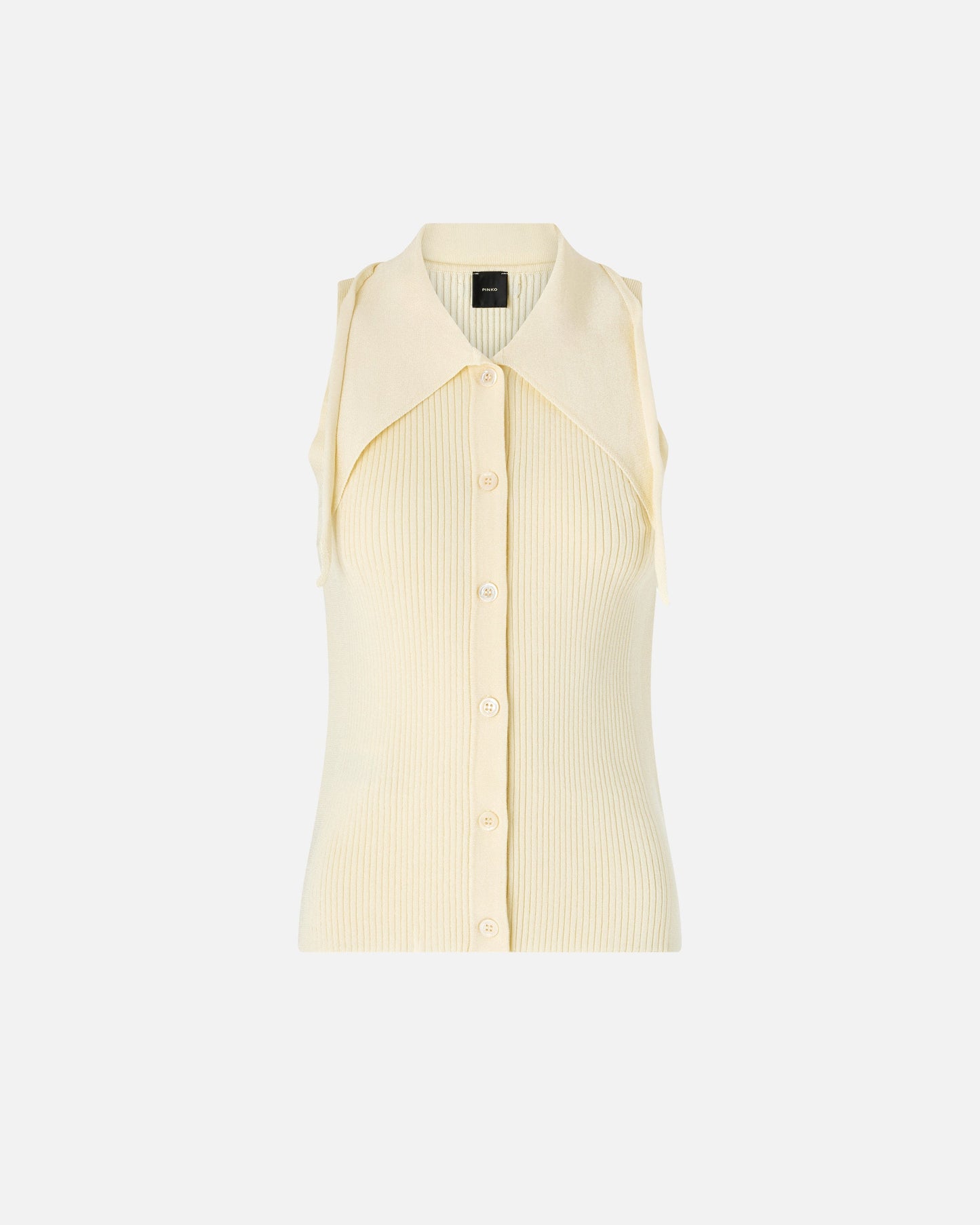 Top with bandana knot and buttons