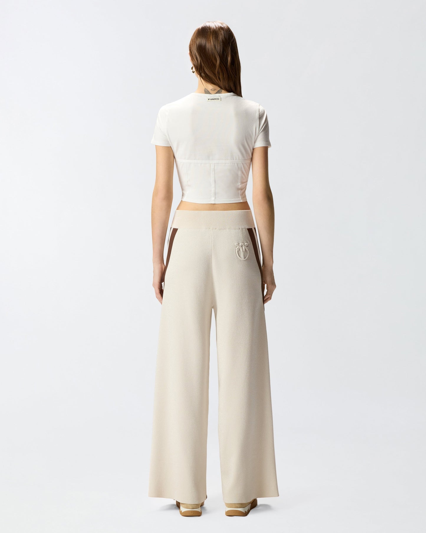 Sporty trousers with bands