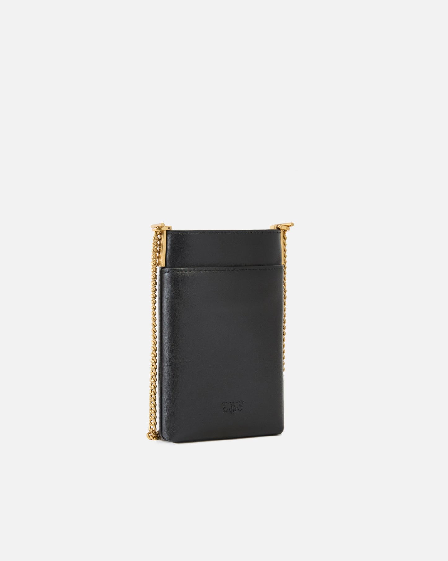Leather smartphone case with shoulder strap