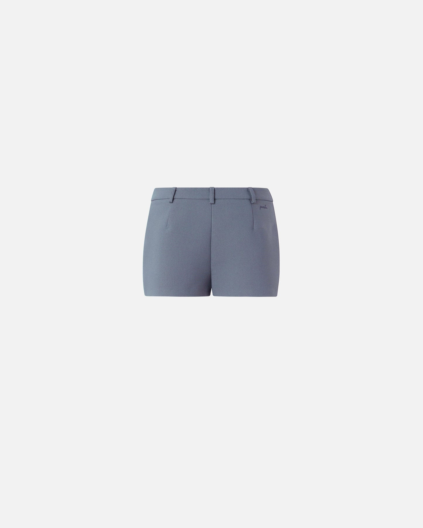 Shorts with topstitching