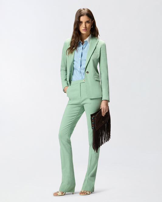 Jacket in linen blend