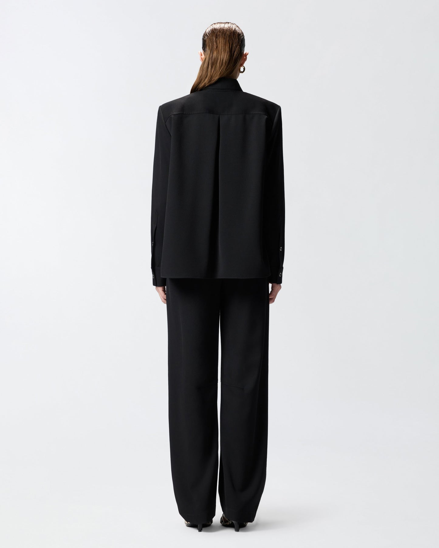 Stretch overshirt with pockets