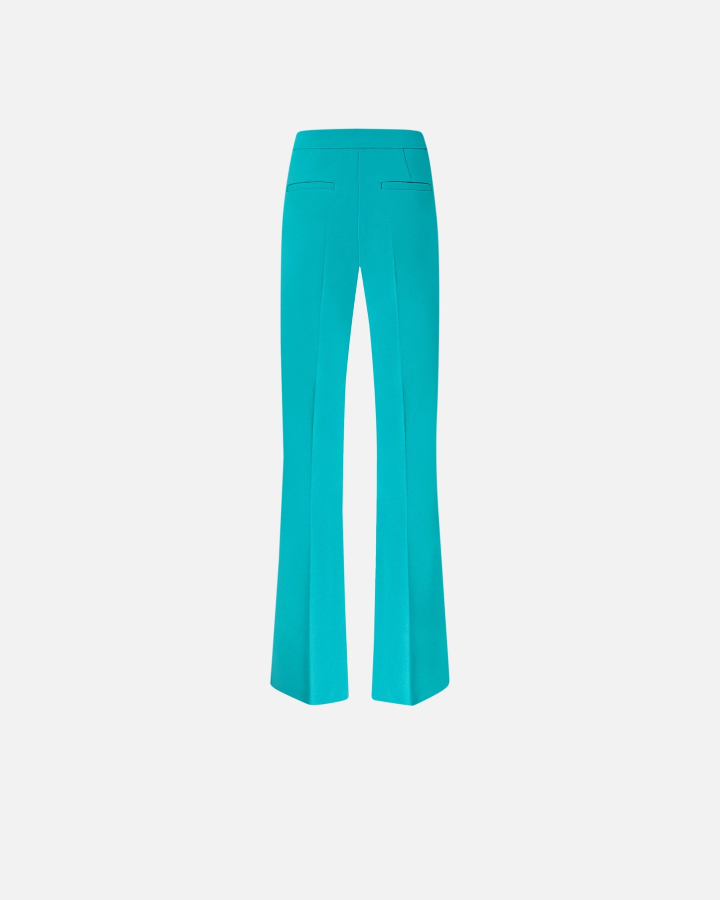 Trousers with pressed pleat detail