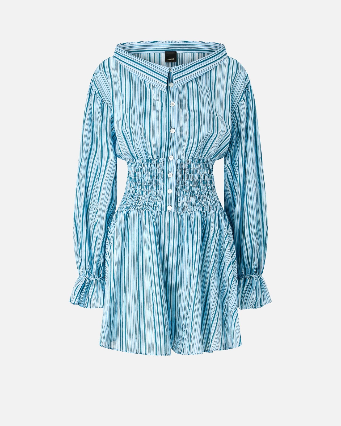 Striped cotton playsuit