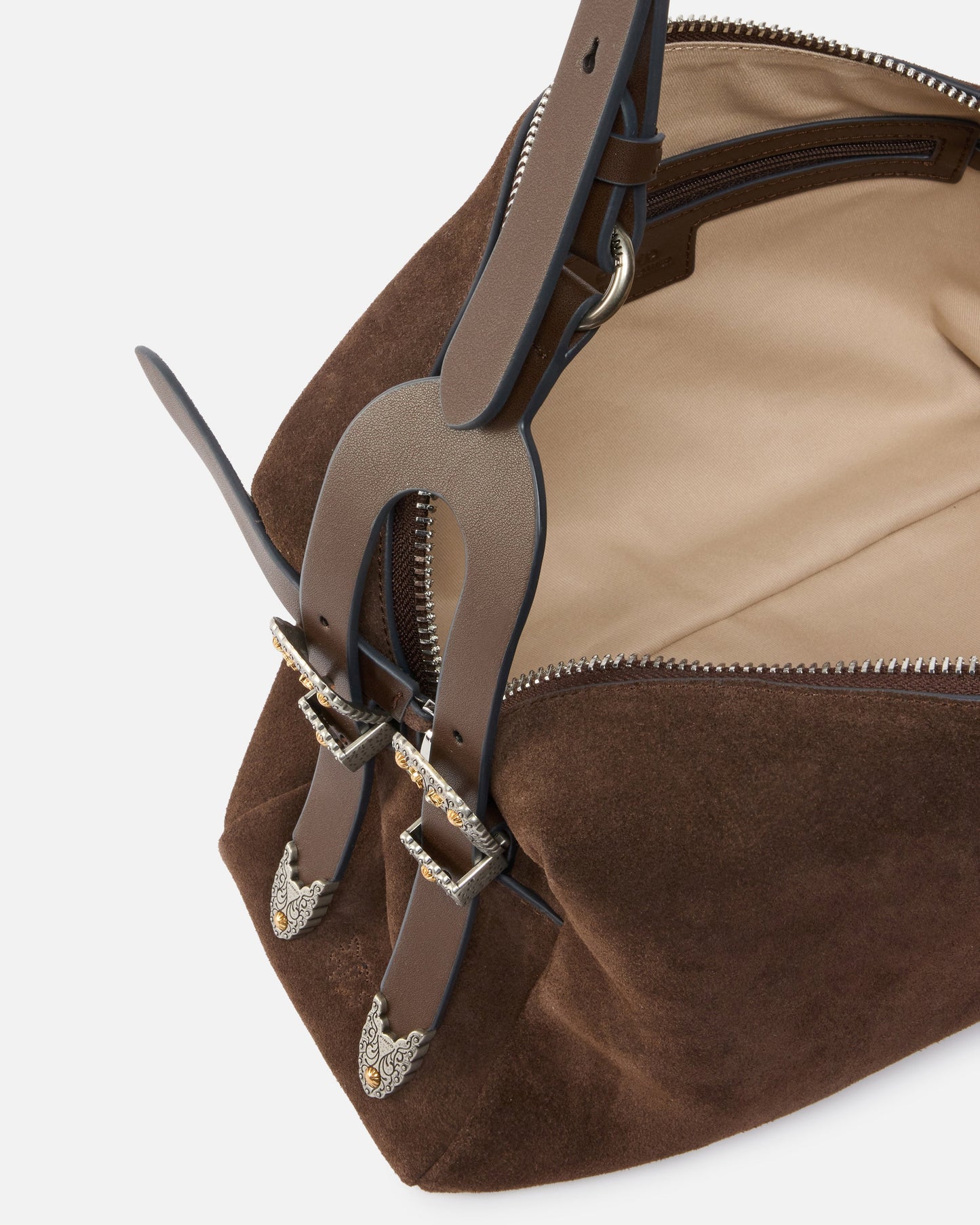 Keeper Bag medium shoulder bag in suede