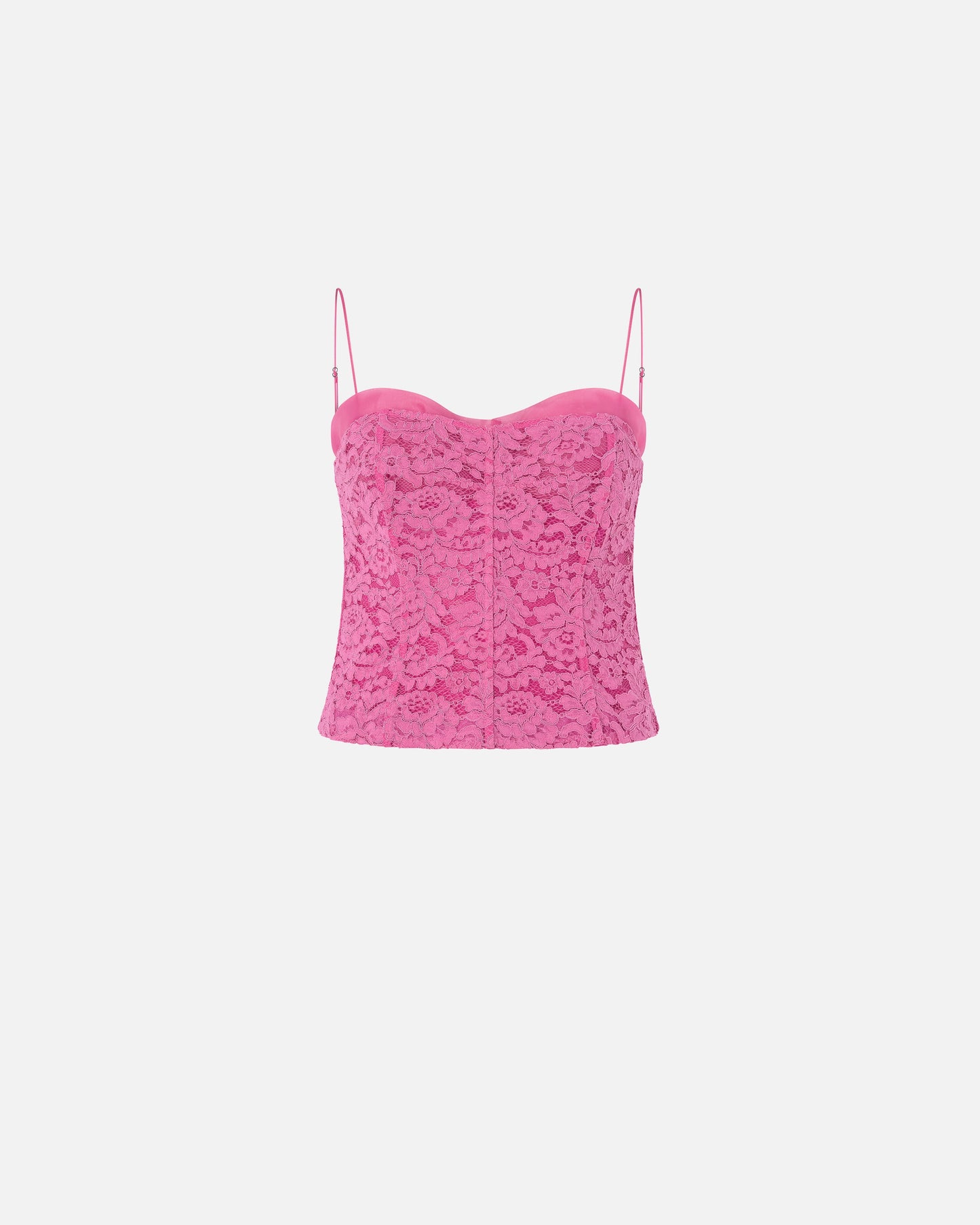 Lace bustier top
