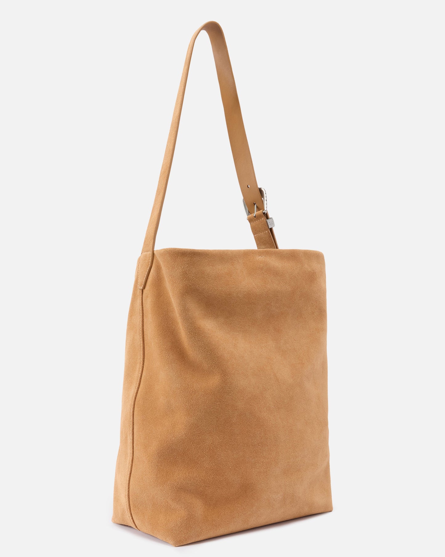 Bucket Big large crossbody bag in suede
