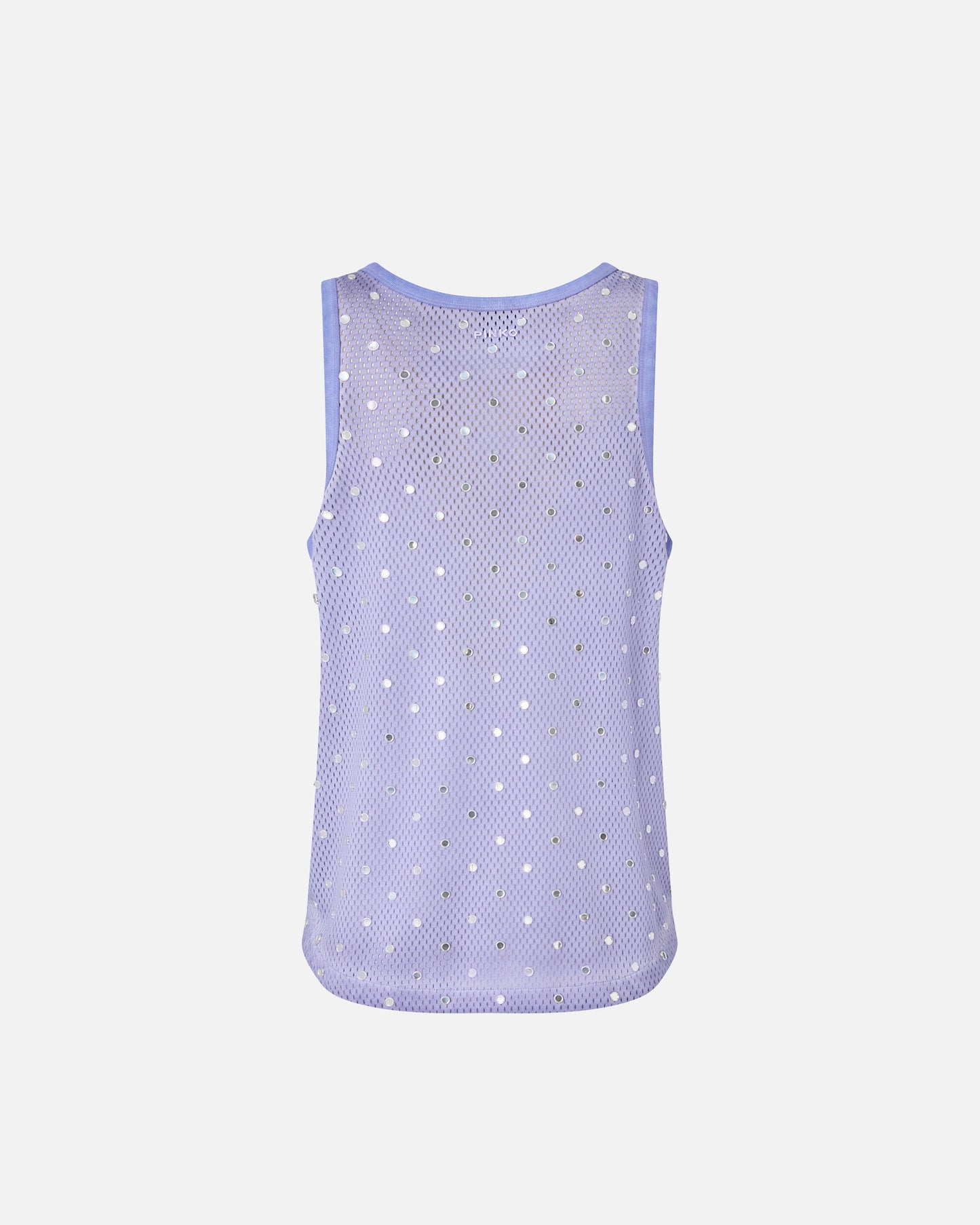Mesh vest top with mirror detail