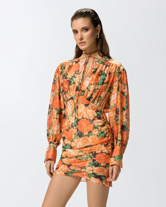 Botanic Garden floral-print mini dress