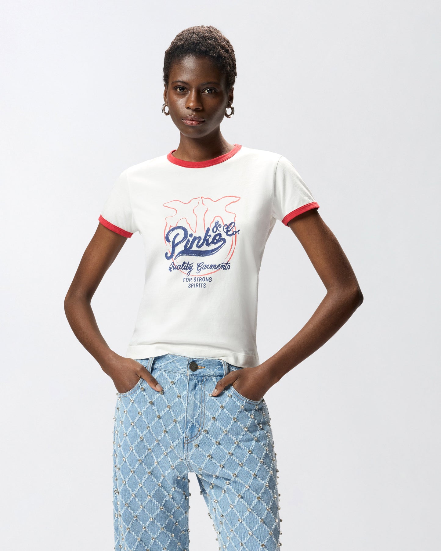 T-shirt with logo print