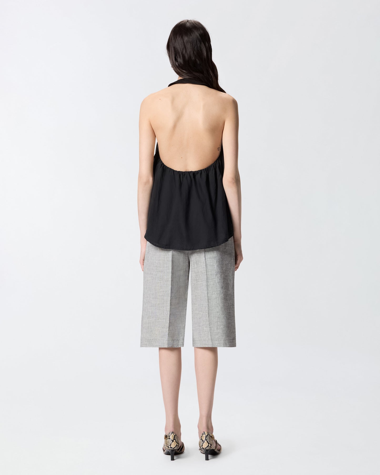 Lightweight top with laces and Texan details