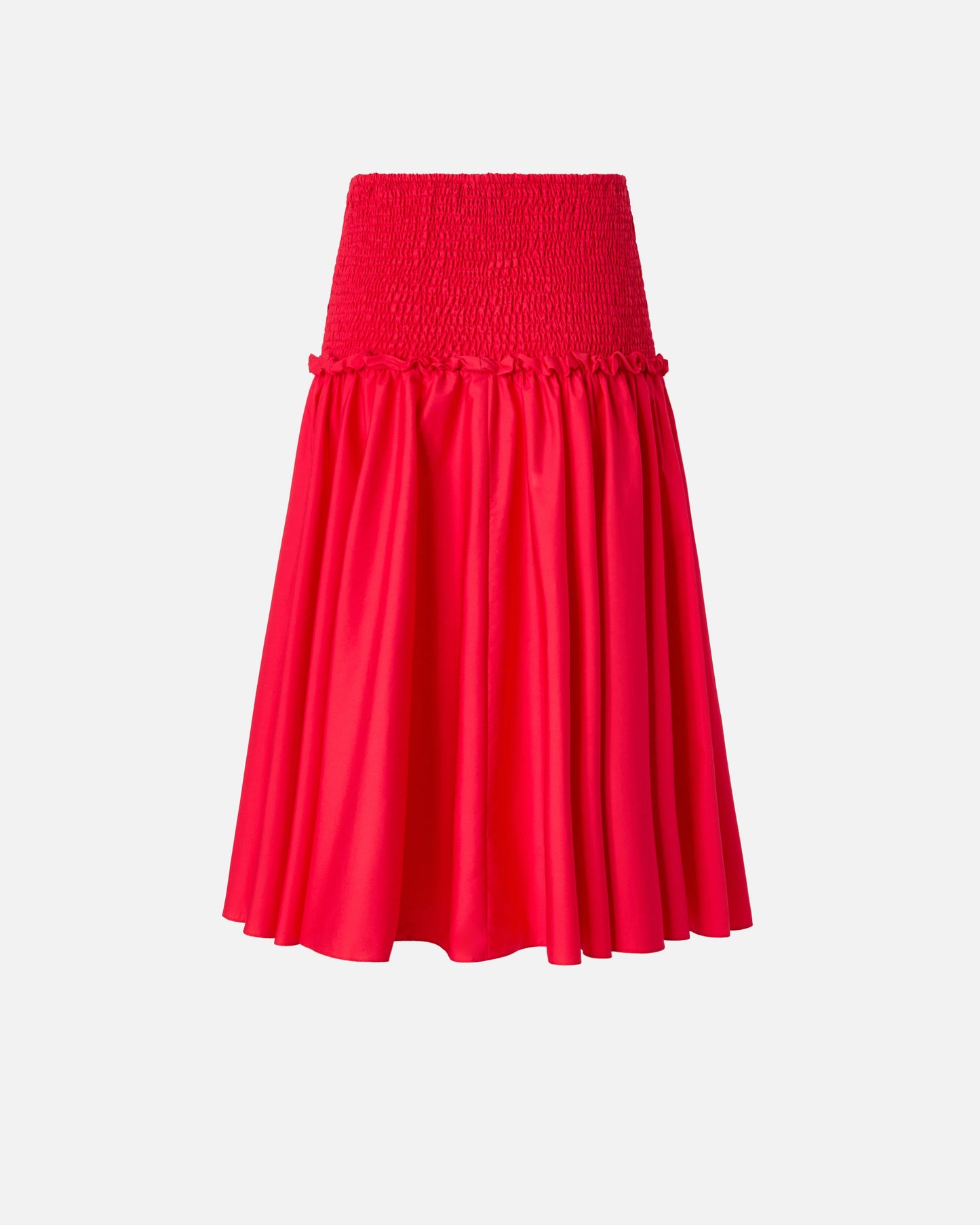 Midi skirt with elasticated band