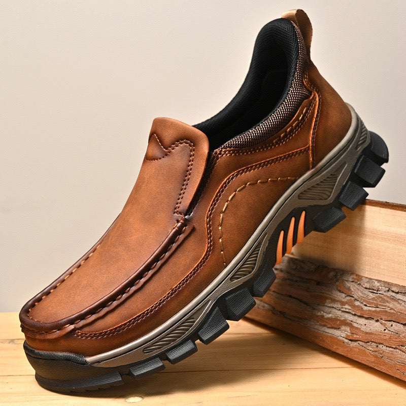 Last Day! 45% OFF Men's Handmade Genuine Leather Orthopedic Walking shoes