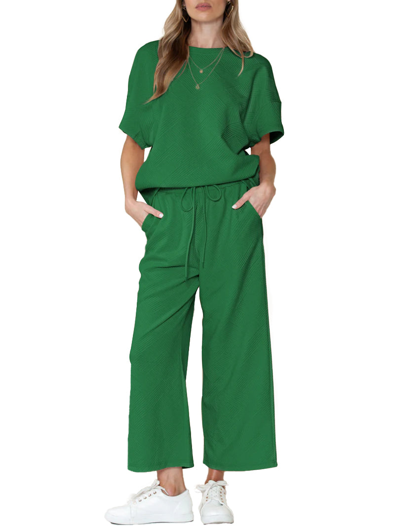 Luxuriöses Lounge-Set für Damen mit Textur (2 kaufen, kostenloser Versand)