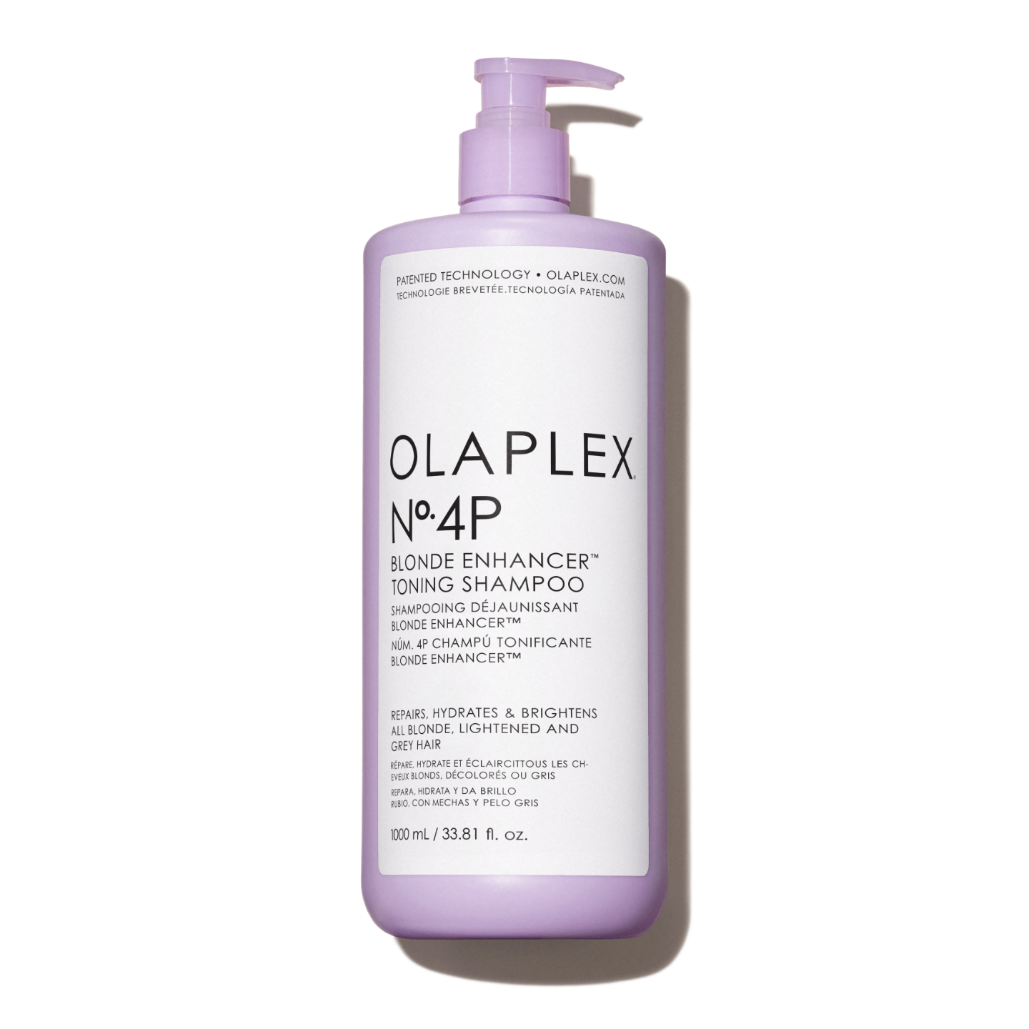 N.4P BLONDE ENHANCER TONING SHAMPOO LITER