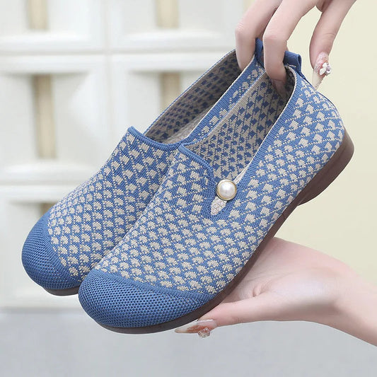 2024 Neue rutschfeste Canvas-Flats mit weicher Sohle