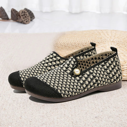 2024 Neue rutschfeste Canvas-Flats mit weicher Sohle