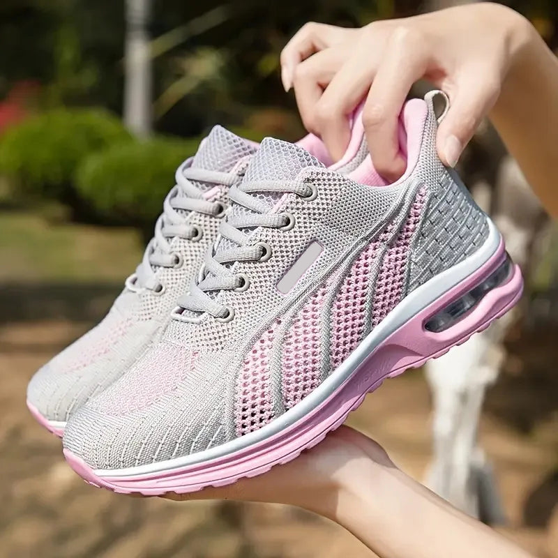 Atmungsaktive Air-Cushion-Stricklaufschuhe