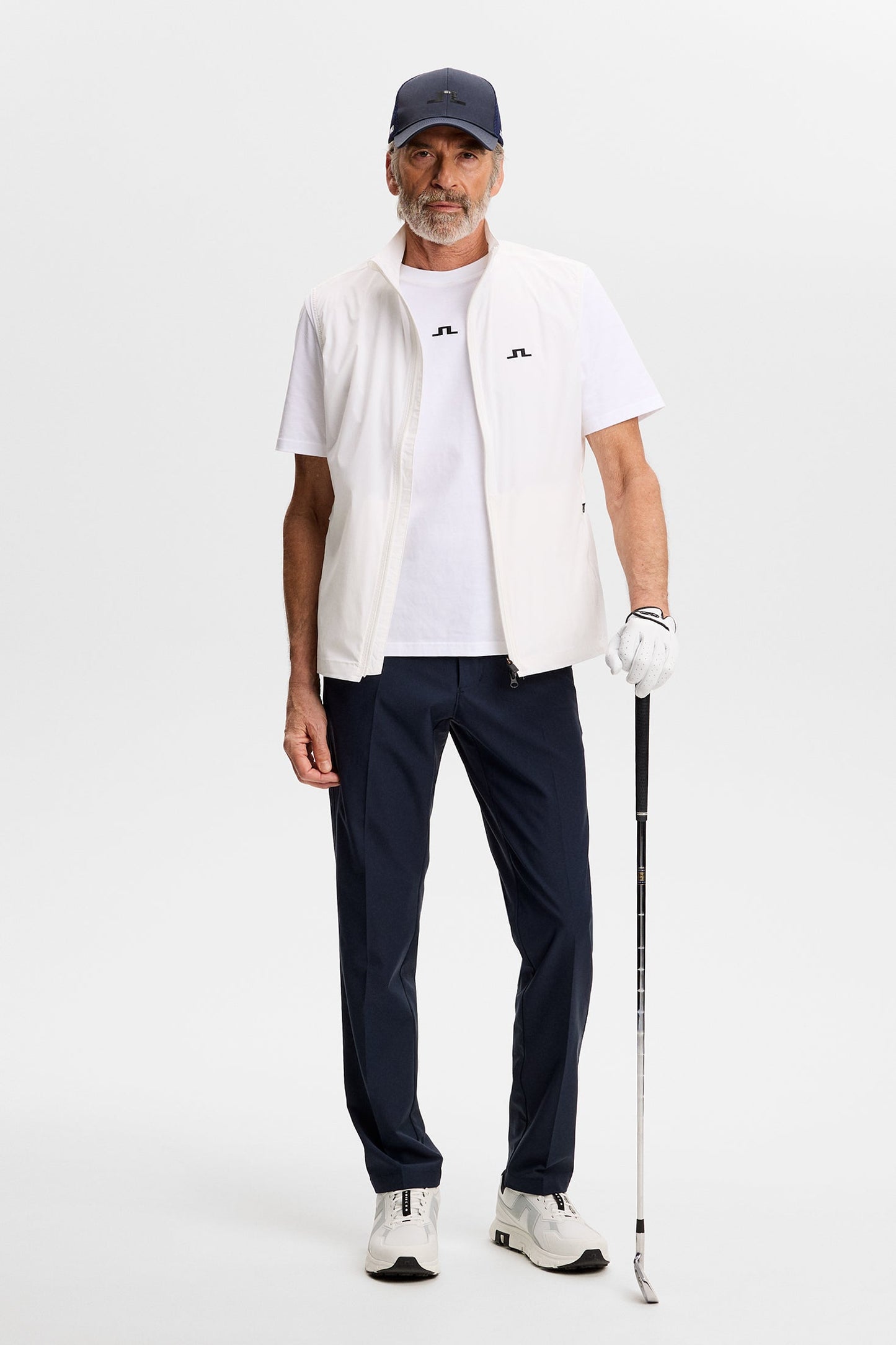 Ash Light Packable Vest / White