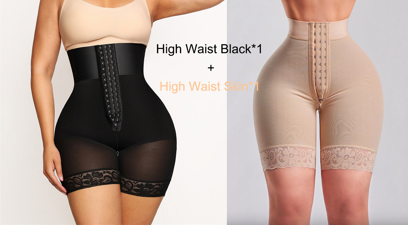 BBL Effect Faja Shorts – Tiefer Rückenausschnitt