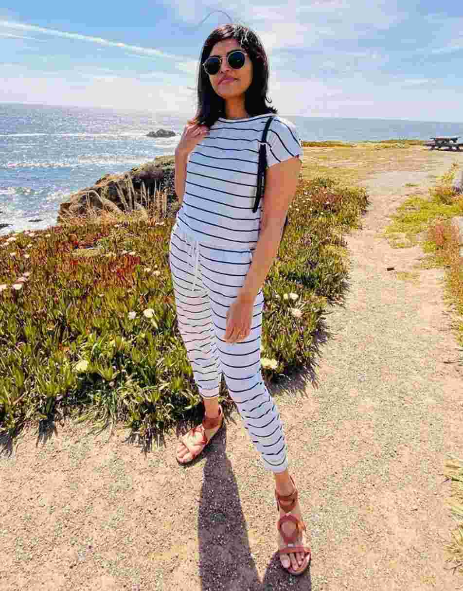 ANRABESS Lässiger Off-Shoulder-Overall mit elastischer Taille und Stretch-Stoff