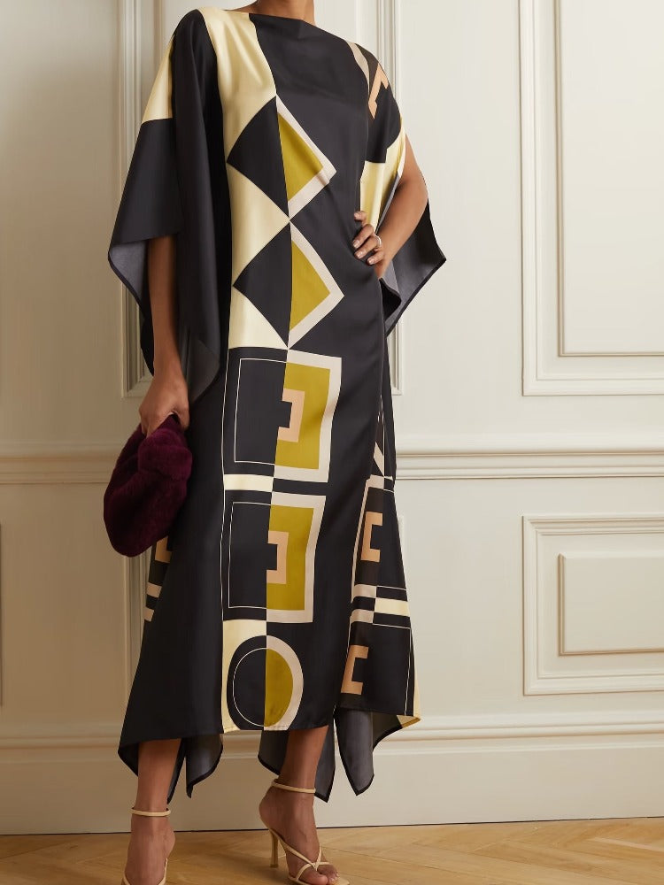 Art-déco-Opulenz-Kaftan für Damen
