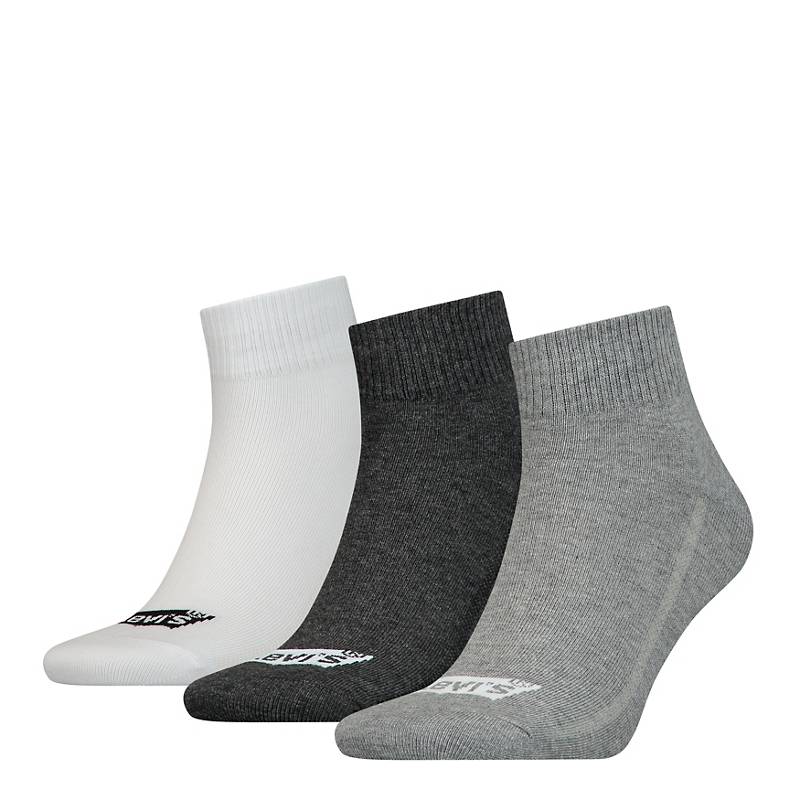Mid Cut Logo Socks - 3 Pack