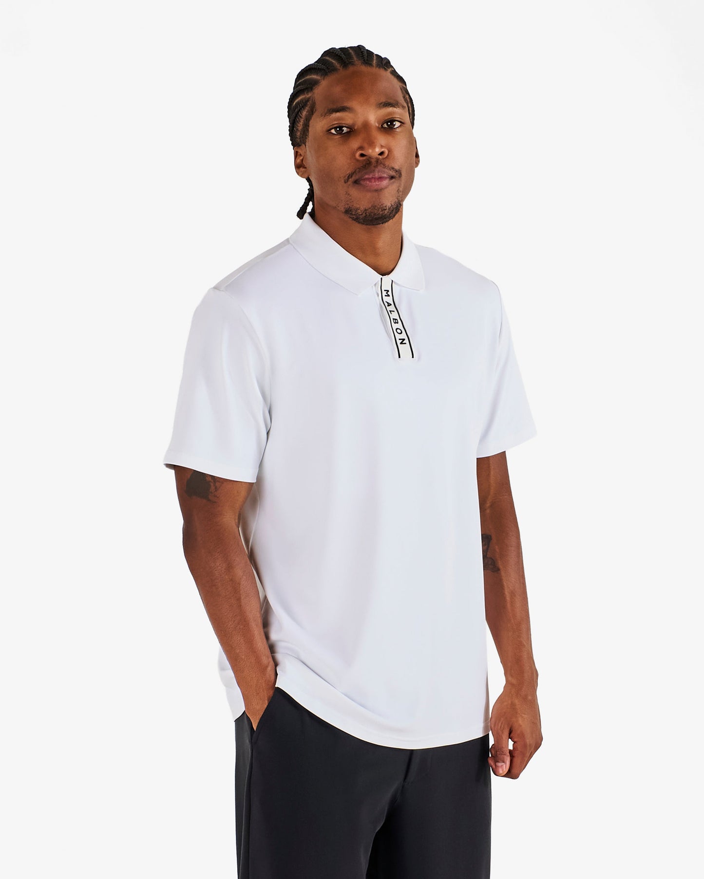 BLOCK PLACKET POLO