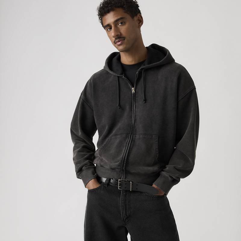 Hayes Boxy Full-zip Sweatshirt