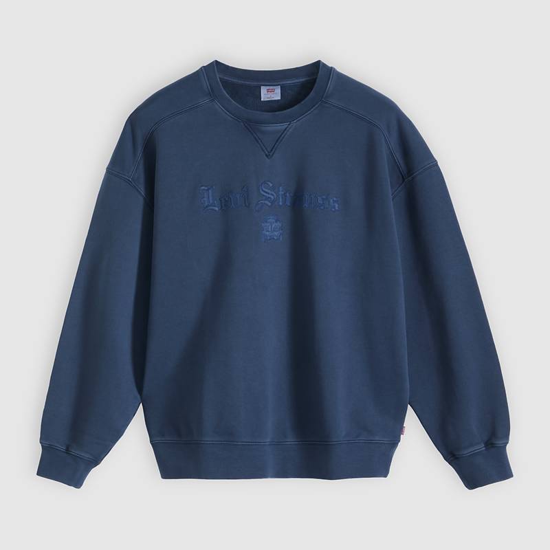Boxy Graphic Crewneck Sweatshirt