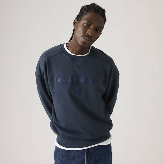 Boxy Graphic Crewneck Sweatshirt