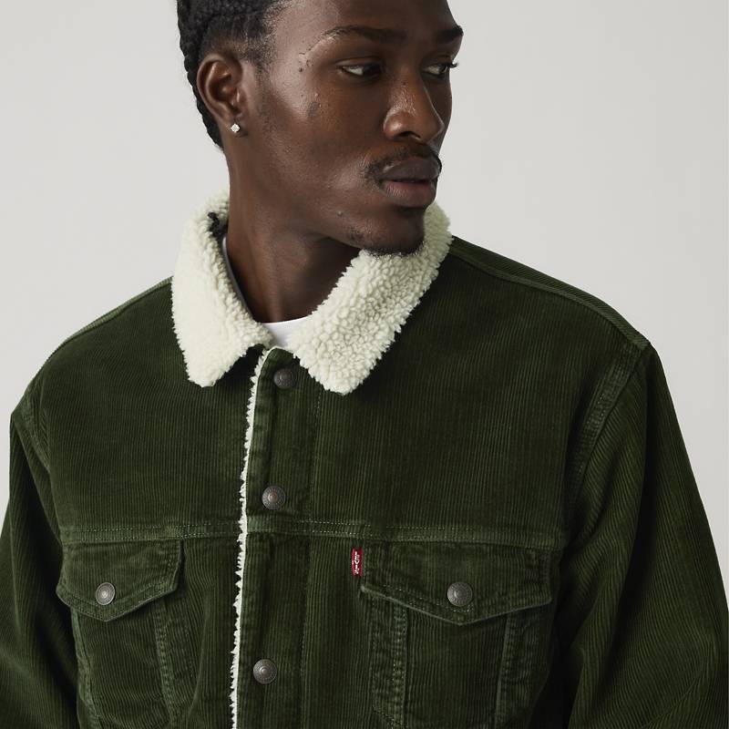Relaxed Fit Sherpa Trucker Jacket