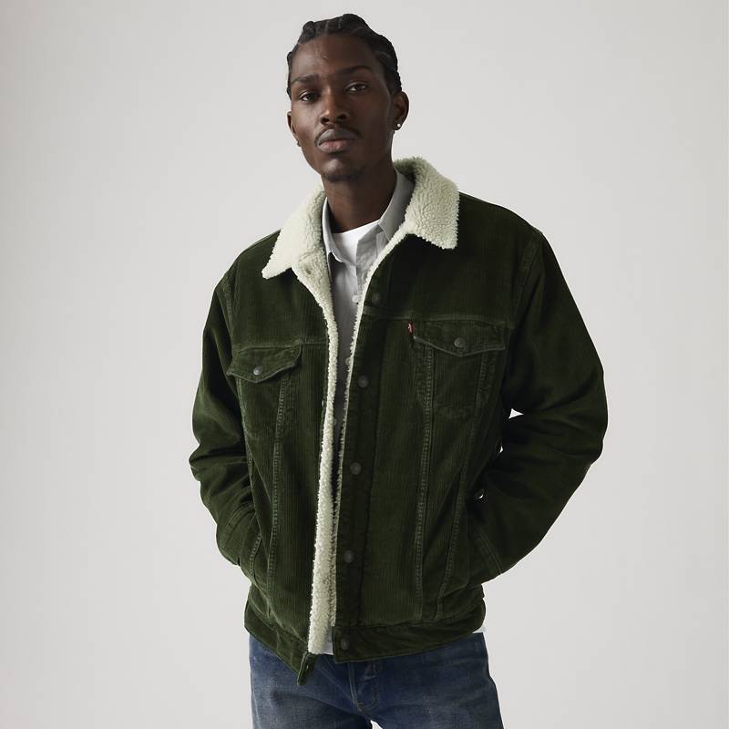 Relaxed Fit Sherpa Trucker Jacket