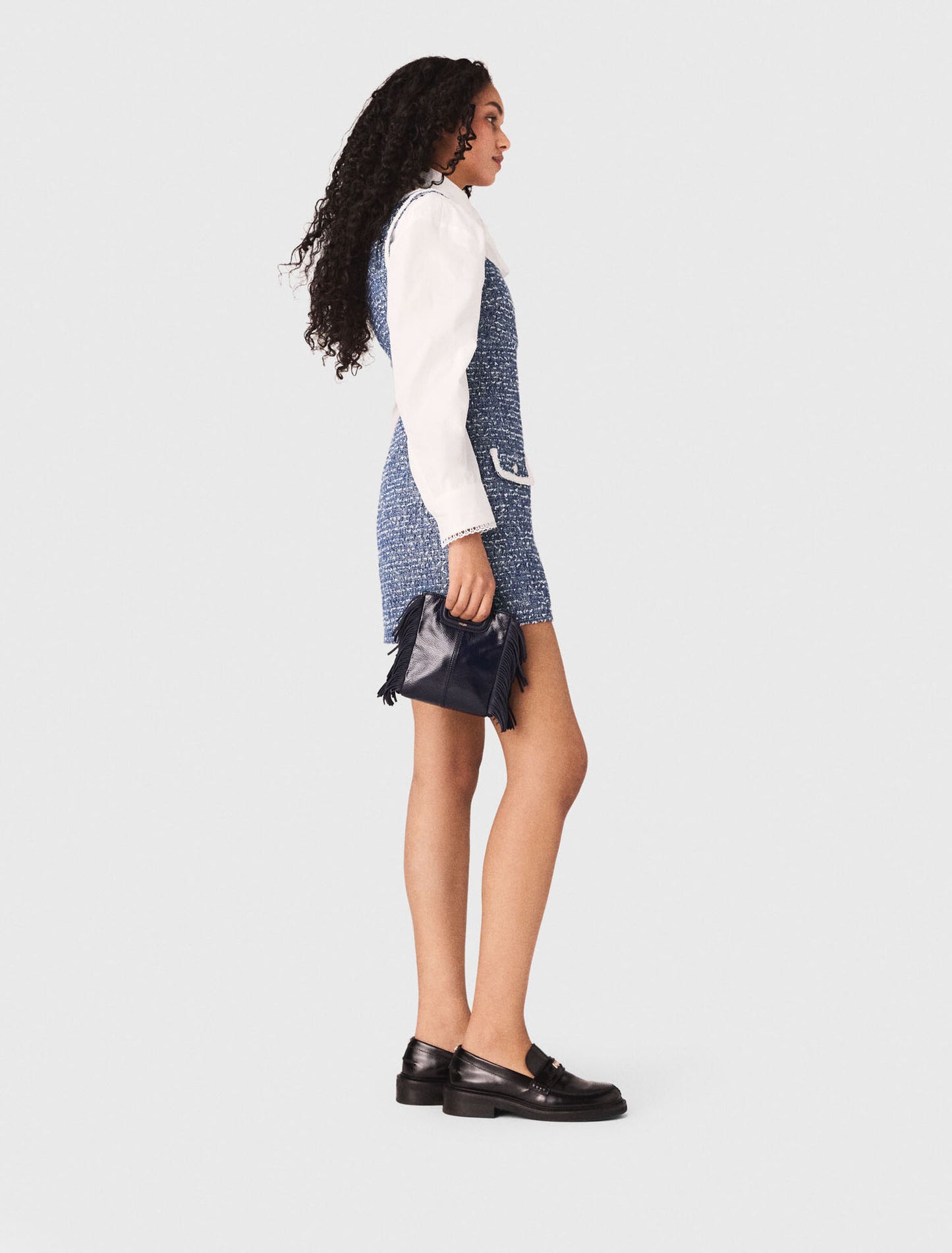 Short tweed dress