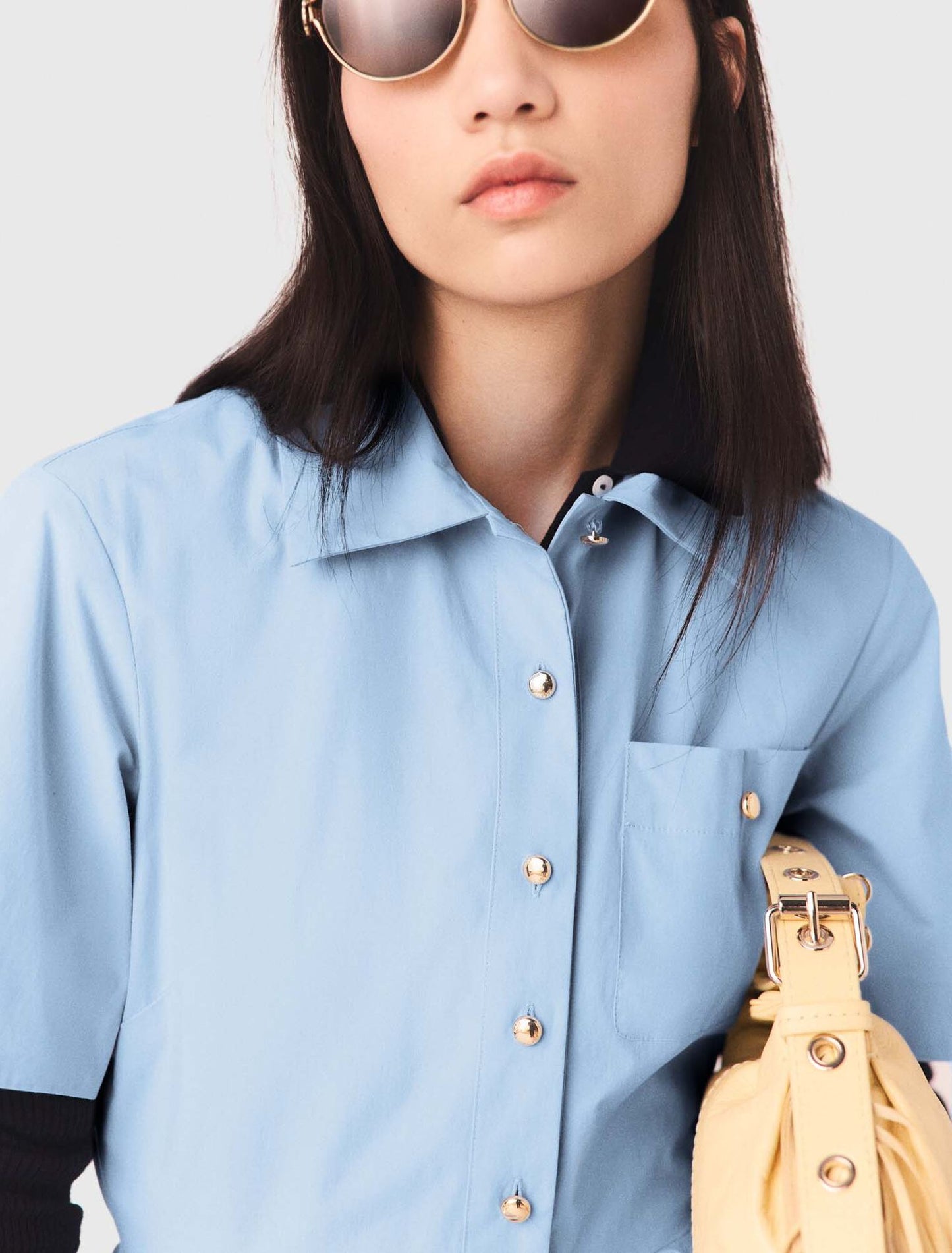 Flared shirt dress