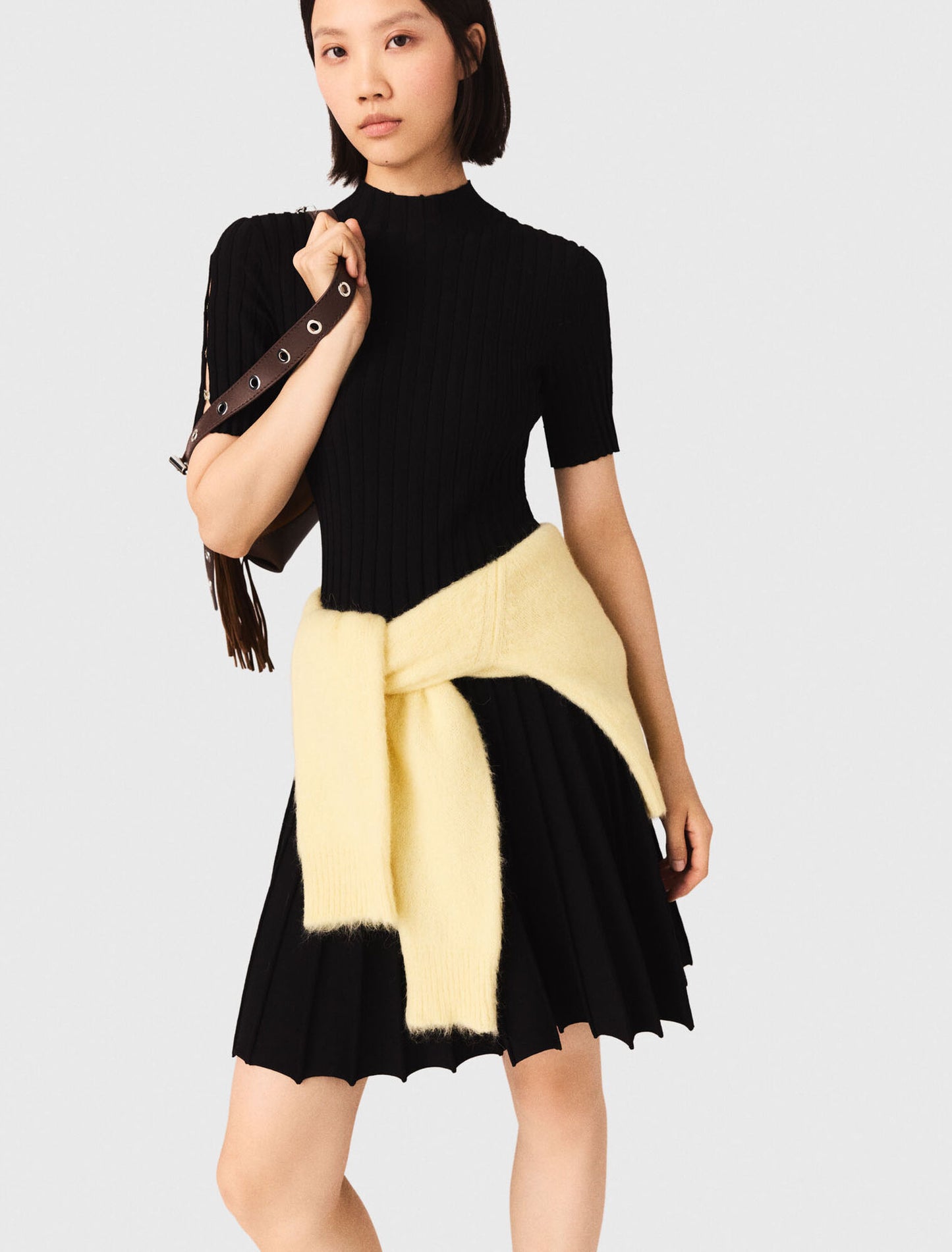 Short knit dress