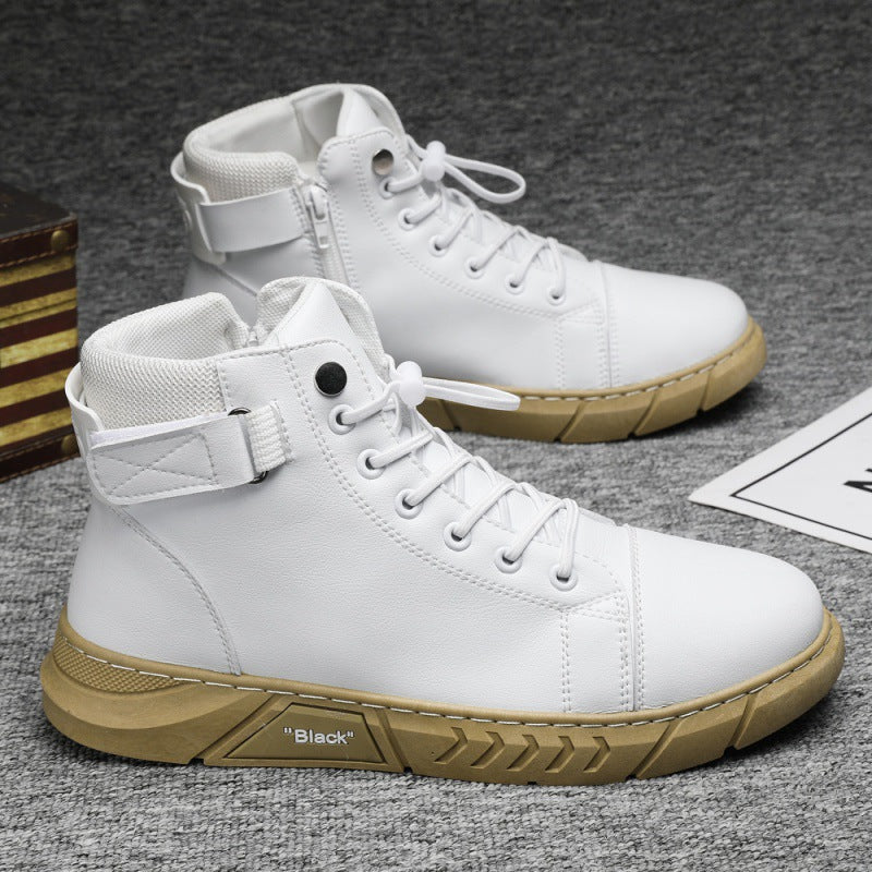 Men's Genuine Leather Boots | Casual & Versatile | Waterproof & Fleece-Lined