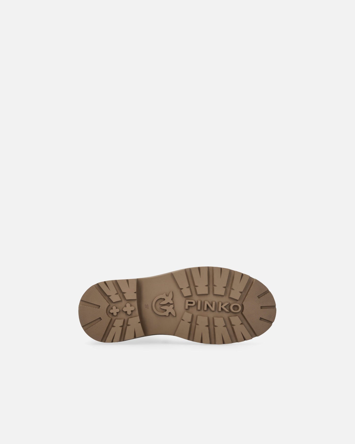 Platform boots with logo lettering logo