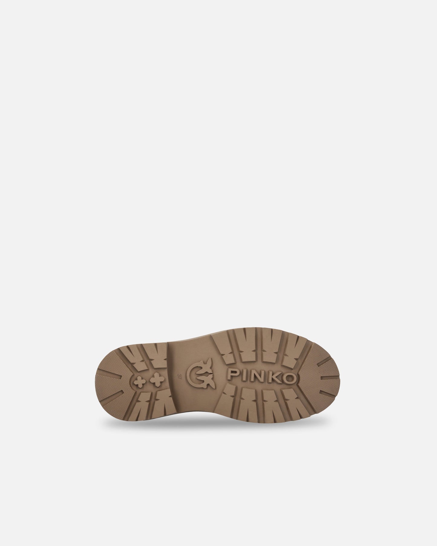Platform boots with logo lettering logo