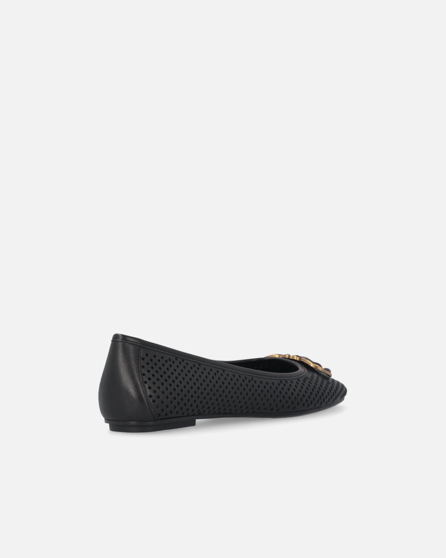 Perforated ballerinas with Love Birds logo