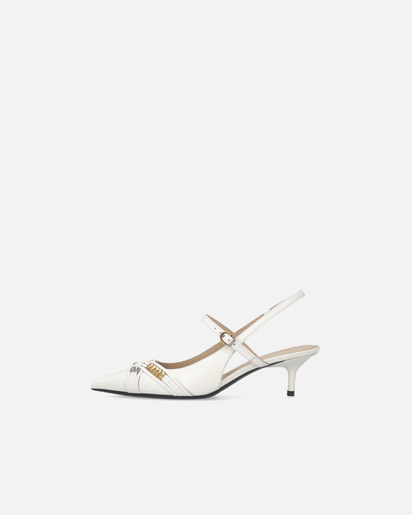 Slingbacks with straps and jewel details