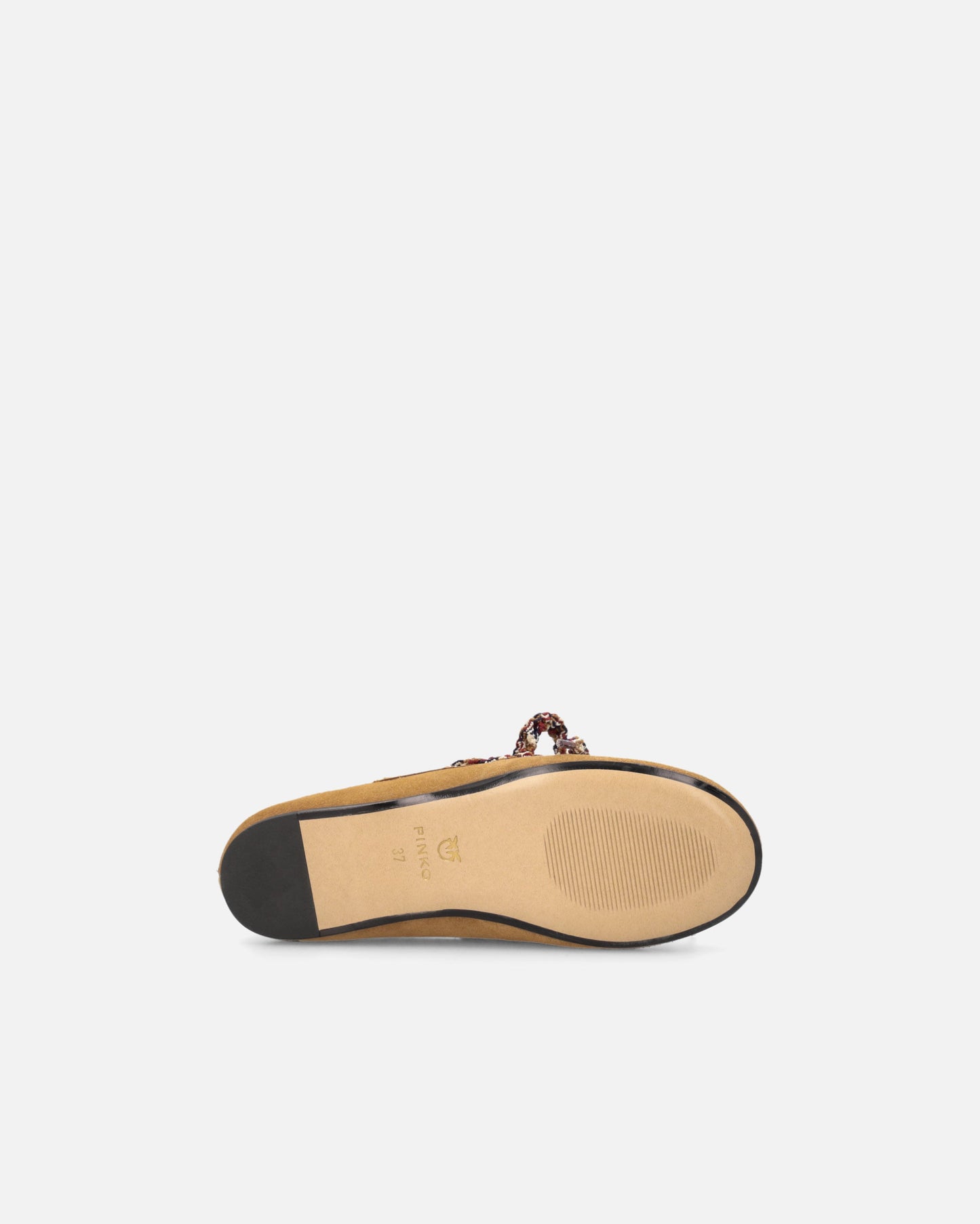 Suede moccasins with multicoloured laces