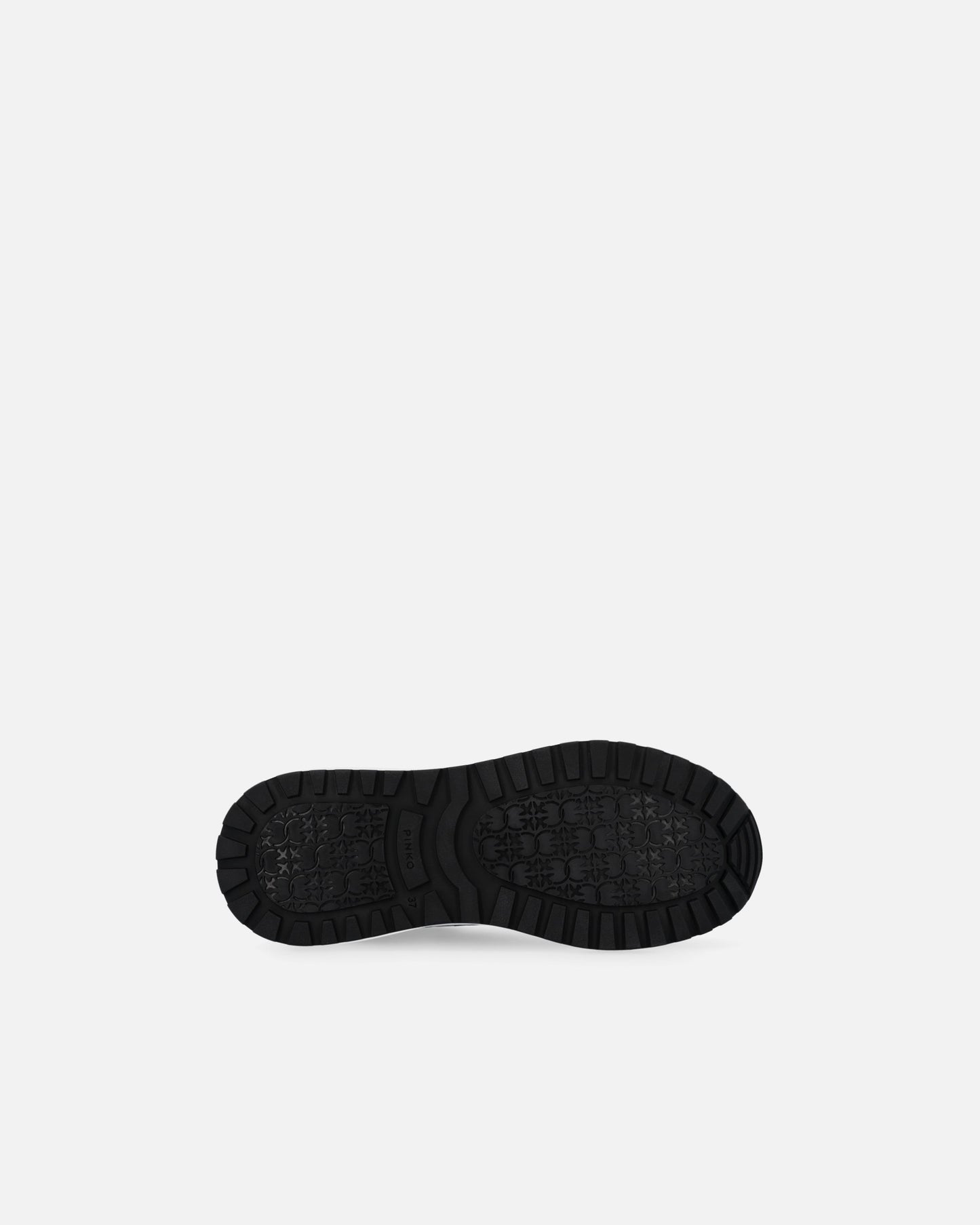 Sneakers with logo and mirror-finish details