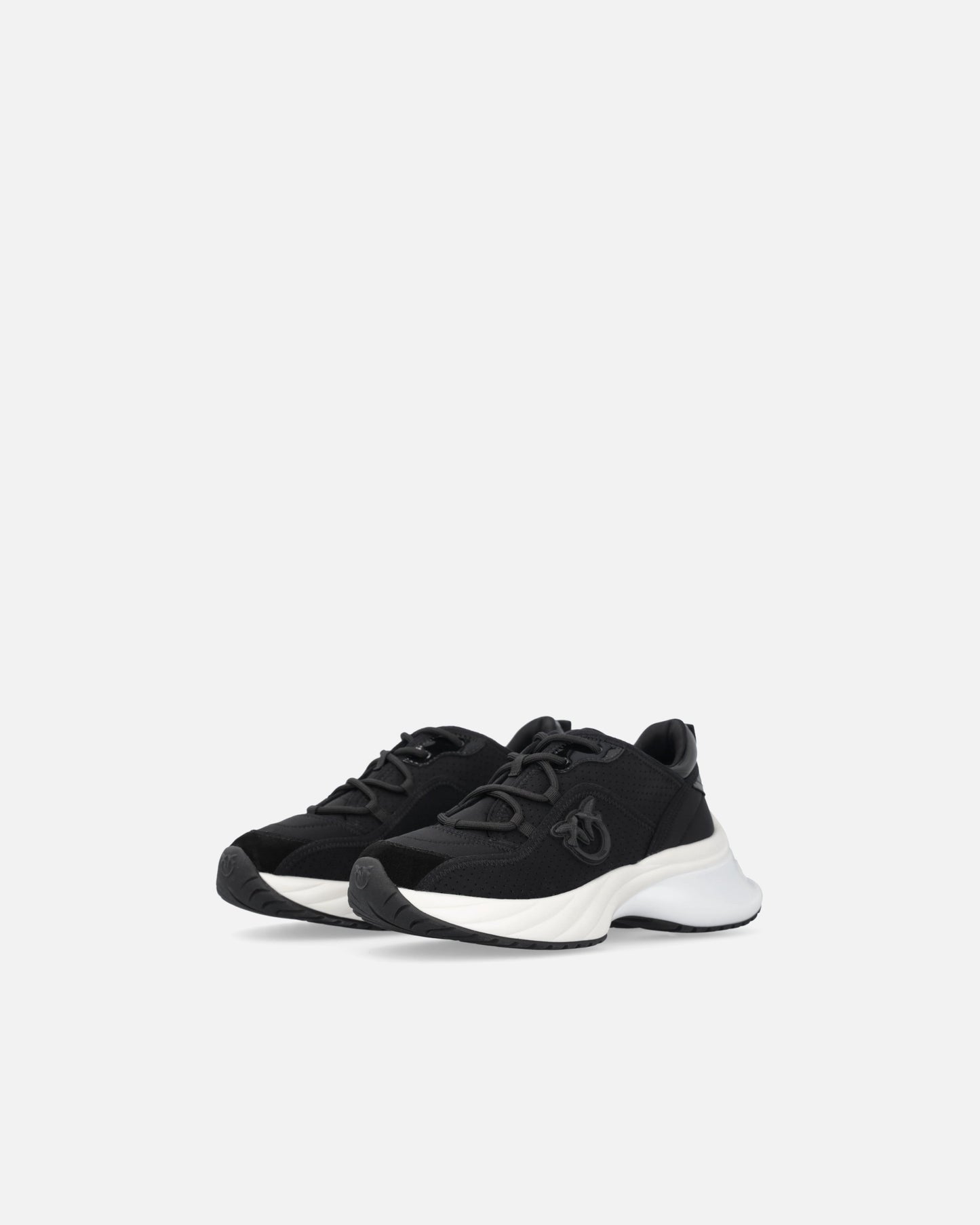 Ariel perforated sneakers with bird logo