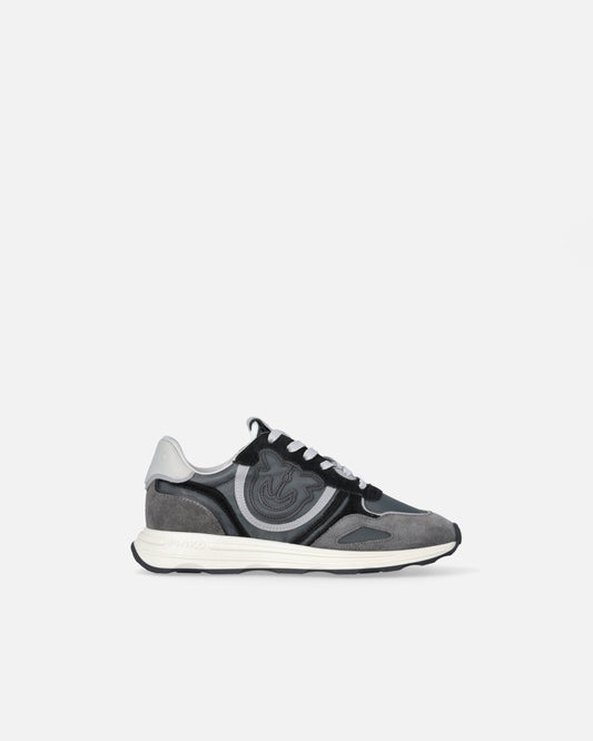 Suede sneakers with logo